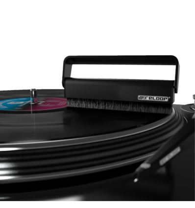 Reloop Cepillo para Vinilos de Fibra de Carbono Premium - Limpieza Pro