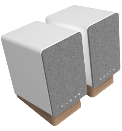 Onkyo GX-10DB Blanco - Altavoces activos con Bluetooth y USB-C