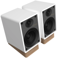 Onkyo GX-10DB Blanco - Altavoces activos con Bluetooth y USB-C