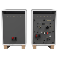 Onkyo GX-10DB Blanco - Altavoces activos con Bluetooth y USB-C