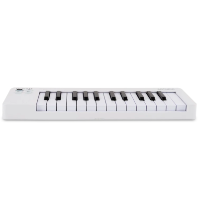 Arturia MicroLab MK3 White - Controlador MIDI compacto de 25 teclas