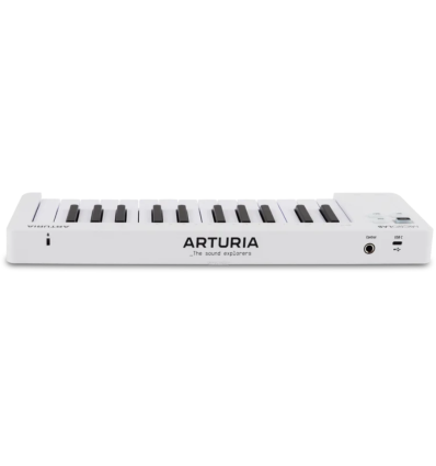 Arturia MicroLab MK3 White - Controlador MIDI compacto de 25 teclas