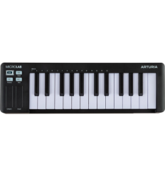 Arturia MicroLab MK3 Black - Controlador MIDI compacto de 25 teclas