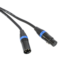 AFX DMX-XLRF-XLRM-0,6 - Cable DMX 0,6m XLR 3 pines