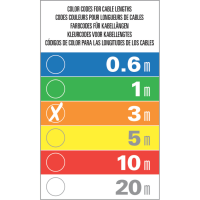AFX DMX-XLRF-XLRM-3 - Cable DMX 3m XLR 3 pines
