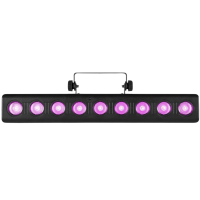Fuzzix Orion Party Wall Bar RGBW - Barra LED 9x6W con DMX