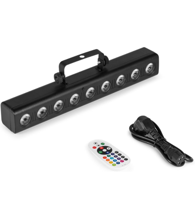 Fuzzix Orion Party Wall Bar RGBW - Barra LED 9x6W con DMX