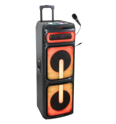 IBIZA SOUND STUPDJ1400 - Altavoz portátil 1400W con luces LED