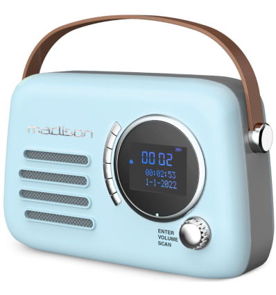 Madison FREESOUND-VR30BL-DAB - Radio Vintage Bluetooth 30W