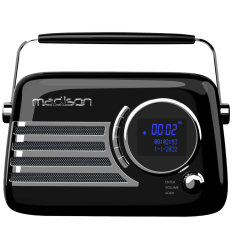 Madison FREESOUND-VR40BK-DAB - Radio Vintage Bluetooth 40W