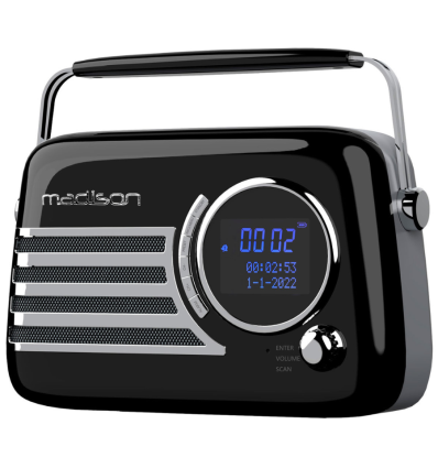 Madison FREESOUND-VR40BK-DAB - Radio Vintage Bluetooth 40W
