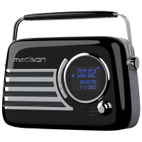 Madison FREESOUND-VR40BK-DAB - Radio Vintage Bluetooth 40W