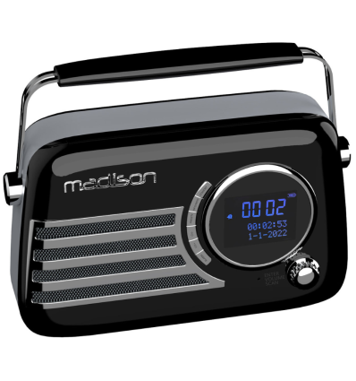 Madison FREESOUND-VR40BK-DAB - Radio Vintage Bluetooth 40W