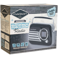 Madison FREESOUND-VR40BK-DAB - Radio Vintage Bluetooth 40W
