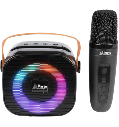 Party KARAKID10 - Altavoz Karaoke Portátil con Micrófono Inalámbrico