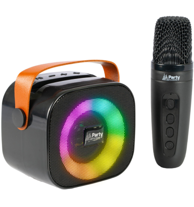 Party KARAKID10 - Altavoz Karaoke Portátil con Micrófono Inalámbrico