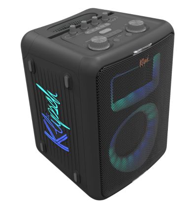 Klipsch Vegas - Altavoz Bluetooth portátil con luces y micrófono