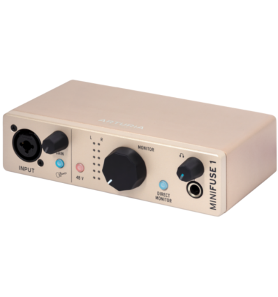 Arturia MiniFuse 1 Champagne - Interfaz de audio USB-C