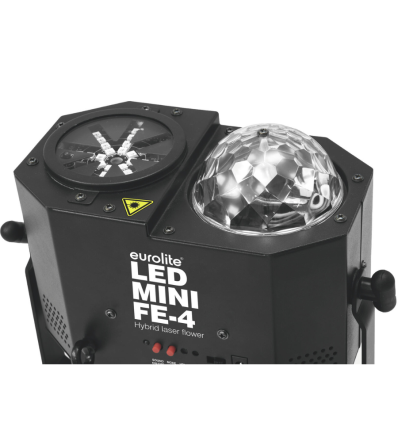 EUROLITE LED Mini FE-4 | Efecto de Iluminación Compacto para DJs