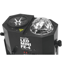 EUROLITE LED Mini FE-4 | Efecto de Iluminación Compacto para DJs