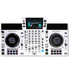 Denon DJ SC LIVE 4 White | Controladora DJ autónoma 4 canales