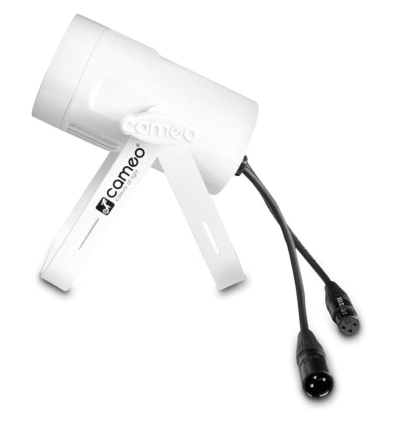 Cameo Q-SPOT 15 RGBW WH: Foco LED compacto RGBW de 15W