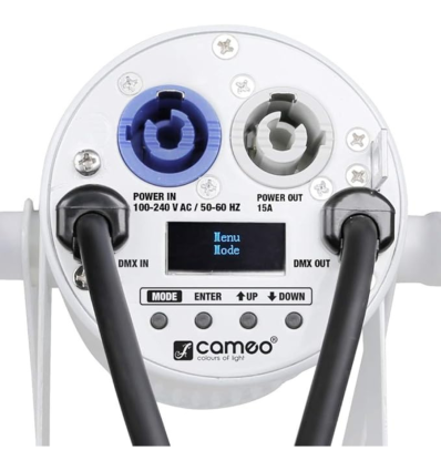 Cameo Q-SPOT 15 RGBW WH: Foco LED compacto RGBW de 15W