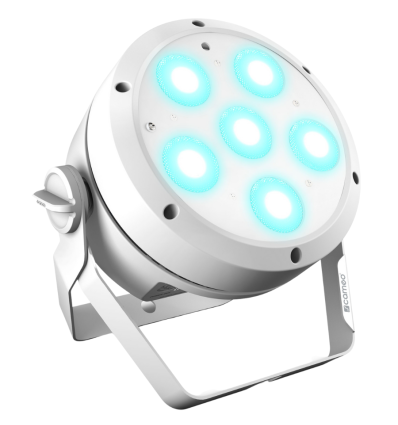 Cameo ROOT PAR 6 WH – Foco LED RGBAW+UV compacto para DJs