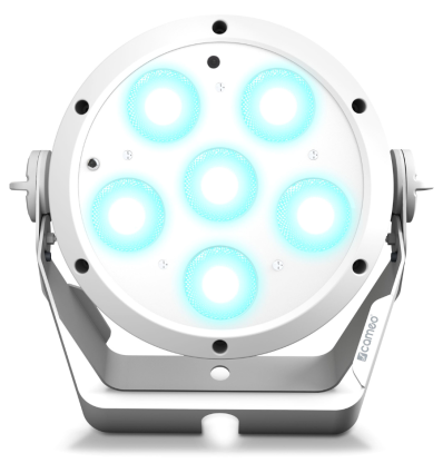 Cameo ROOT PAR 6 WH SET 1 – Pack de 4 focos LED RGBAW+UV