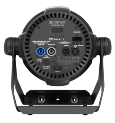 Cameo STUDIO PAR 6 G2 – Foco LED RGBAWUV compacto para DJs