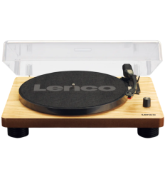 Tocadiscos Lenco LS-50WD Madera con Altavoces y USB
