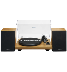 Tocadiscos Lenco LS-500OK Madera con Bluetooth y Altavoces
