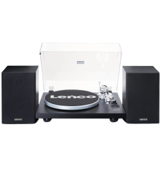 Tocadiscos Lenco LS-500BK Negro con Bluetooth y Altavoces