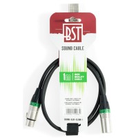 Cable audio XLR 1 m BST SOUND – Macho/Hembra profesional