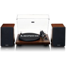 Lenco LS‑600WA – Tocadiscos nogal con Bluetooth y 60 W