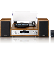 Lenco MC‑160WD – Hi‑Fi madera con Bluetooth 5.0 y radio DAB+
