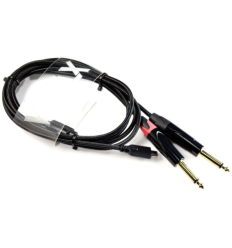 WELX R7 USB‑C a 2 TS Mono – Cable DAC para DJs