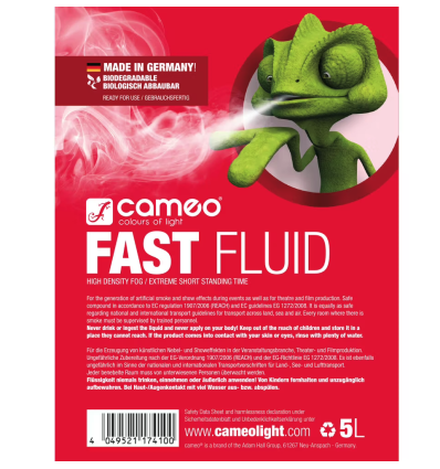 CAMEO CLFFAST5L FAST FLUID 5L liquido humo precio características