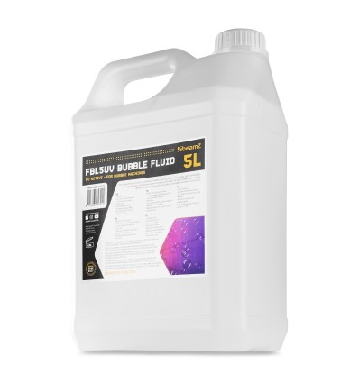 BEAMZ 160.577 FBL5UV LÍQUIDO DE BURBUJAS 5L ACTIVO UV