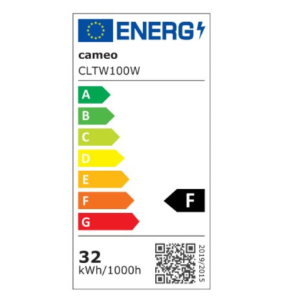 Cameo Thunder Wash 100 W – Luz Estroboscópica 3 en 1 para DJs