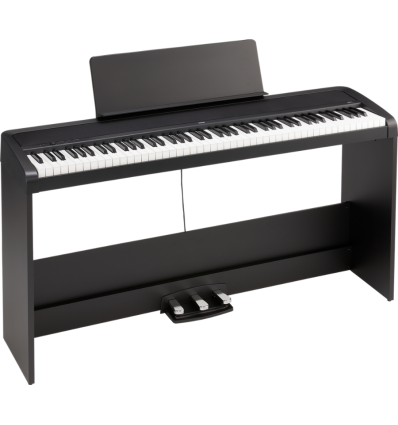 KORG B2+SP BK: Piano digital completo con soporte y pedalera