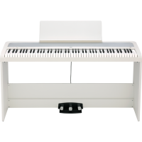 KORG B2+SP WH: Piano digital completo con soporte y pedalera