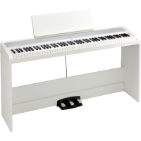 KORG B2+SP WH: Piano digital completo con soporte y pedalera