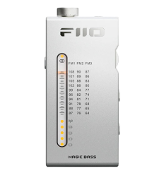 FiiO RR11 Silver: Radio FM portátil HiFi con DAC y amplificador