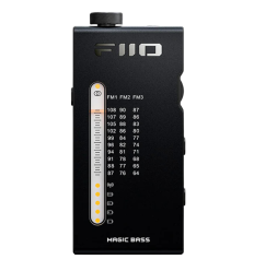FiiO RR11 Black: Radio FM portátil HiFi con DAC y amplificador