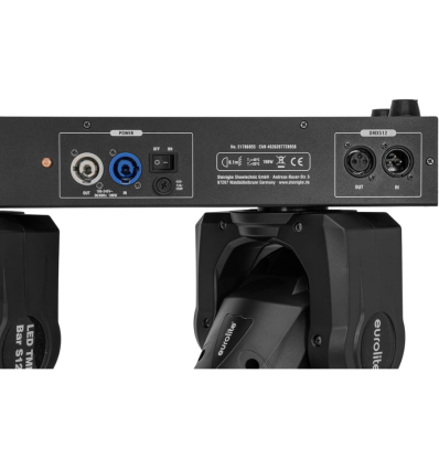 Eurolite LED TMH Bar S120 - Barra con 4 Cabezas Móviles de 30W