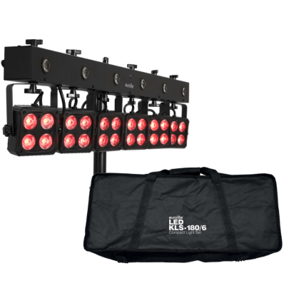 EUROLITE LED KLS-180/6: Set de iluminación compacto para DJs