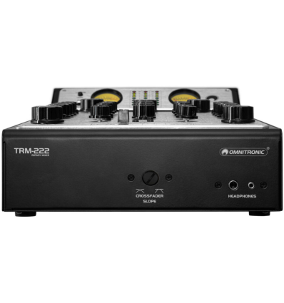 OMNITRONIC TRM-222: Mezclador rotatorio analógico de 2 canales