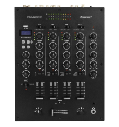 OMNITRONIC PM-422P: Mezclador DJ 4 canales con Bluetooth y MP3