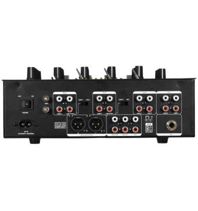 OMNITRONIC PM-422P: Mezclador DJ 4 canales con Bluetooth y MP3